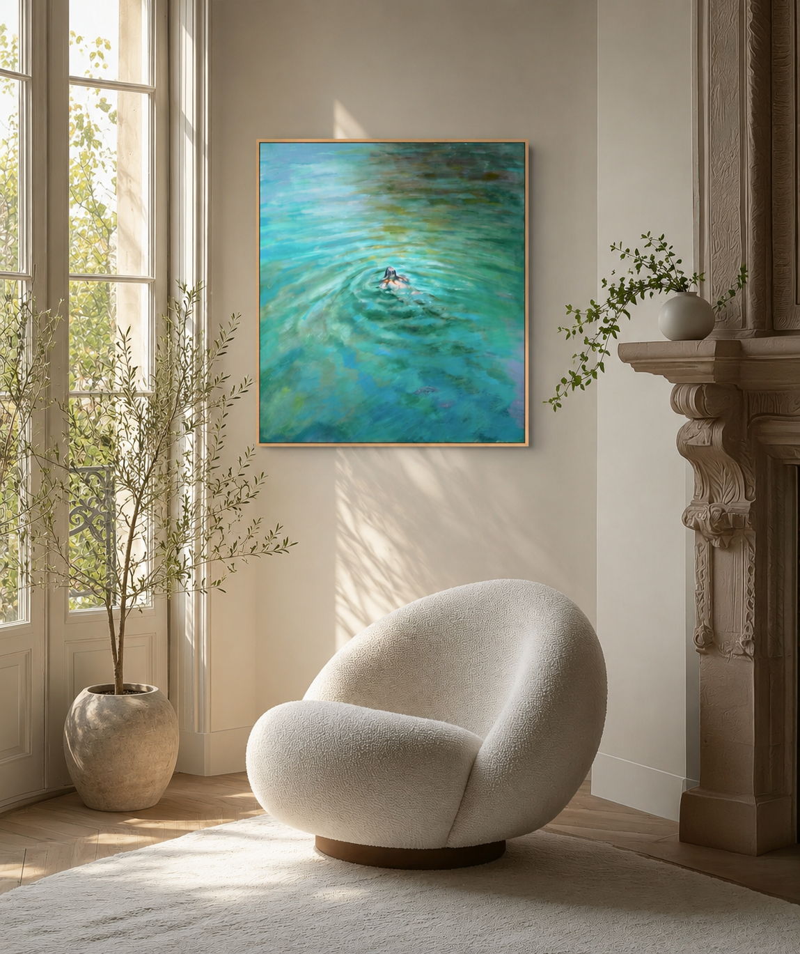 Where I Become Water | Original Artwork